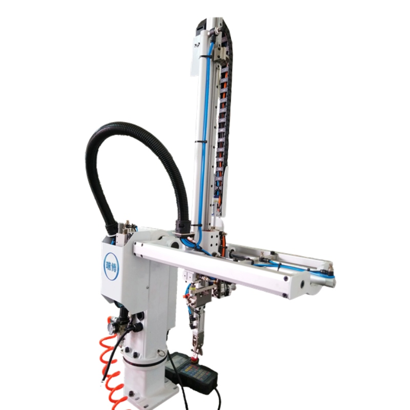 Injection molding machine manufacturer inclined arm robot